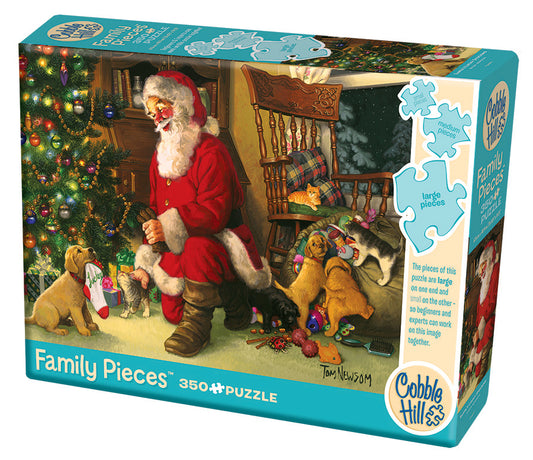 Cobble Hill 350 Piece Family Puzzle - Santa's Lucky Stocking