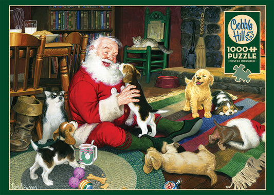 Cobble Hill 1000 Piece - Santa's Playtime