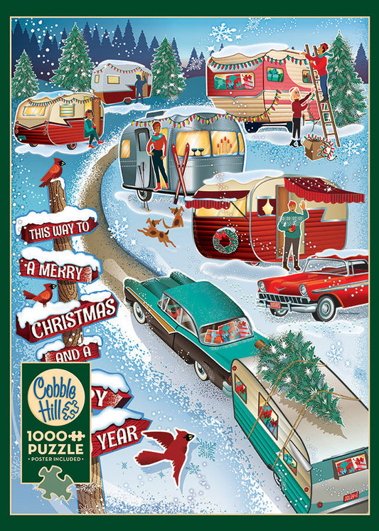 Cobble Hill 1000 Piece - Christmas Camper