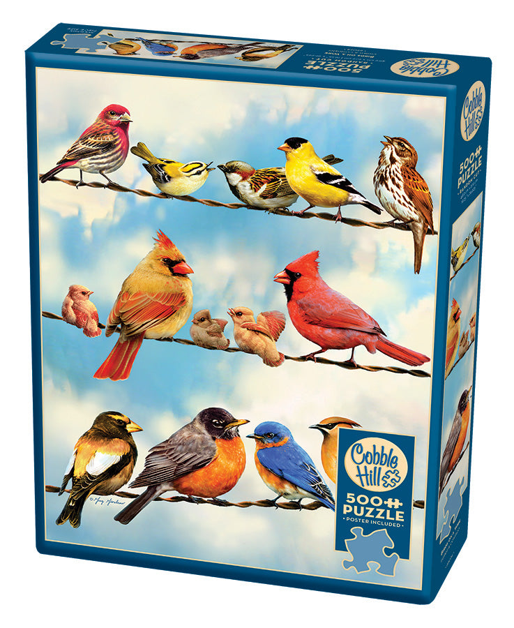 Cobble Hill 500 Piece - Birds on a Wire