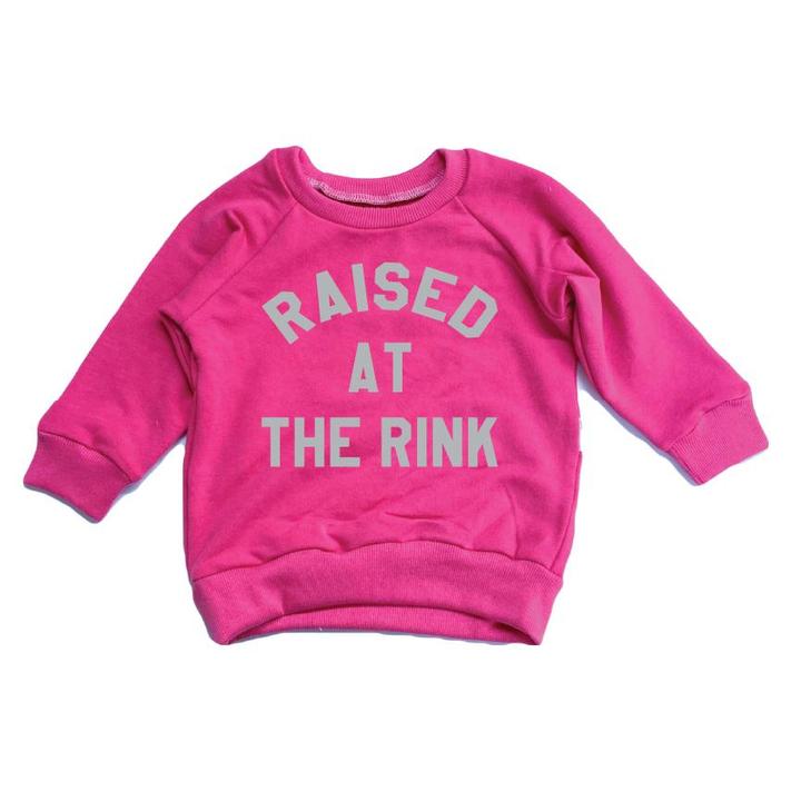 Portage and Main Pink Sweatshirt - Raised at the Rink (Final Sale)